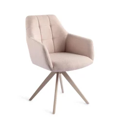 Jesper Home Beige Eetkamerstoelen|Draaibare Eetkamerstoelen|Draaibare Eetkamerstoel Noto Turn Beige