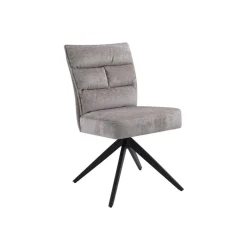 Tower Living Chenille Eetkamerstoelen|Draaibare Eetkamerstoelen|Draaibare Eetkamerstoel Rosora Chenille
