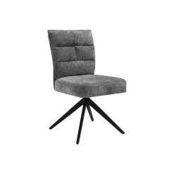 Tower Living Chenille Eetkamerstoelen|Draaibare Eetkamerstoelen|Draaibare Eetkamerstoel Rosora Chenille