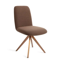 Jesper Home Beige Eetkamerstoelen|Draaibare Eetkamerstoelen|Draaibare Eetkamerstoel Taiwa Turn Rose