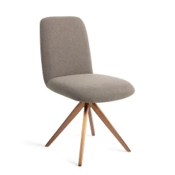 Jesper Home Beige Eetkamerstoelen|Draaibare Eetkamerstoelen|Draaibare Eetkamerstoel Taiwa Turn Rose