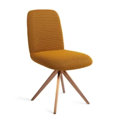Jesper Home Beige Eetkamerstoelen|Draaibare Eetkamerstoelen|Draaibare Eetkamerstoel Taiwa Turn Rose