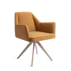 Jesper Home Beige Eetkamerstoelen|Draaibare Eetkamerstoelen|Draaibare Eetkamerstoel Tome Turn Beige