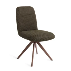 Jesper Home Draaibare Eetkamerstoelen|Eetkamerstoelen Zonder Armleuning|Draaibare Eetkamerstoel Taiwa Turn Brown