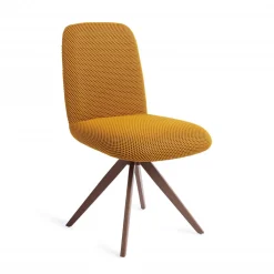 Jesper Home Draaibare Eetkamerstoelen|Eetkamerstoelen Zonder Armleuning|Draaibare Eetkamerstoel Taiwa Turn Brown
