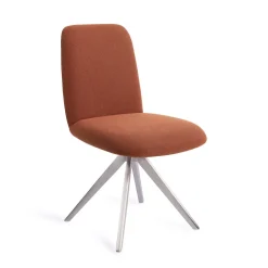 Jesper Home Draaibare Eetkamerstoelen|Eetkamerstoelen Zonder Armleuning|Draaibare Eetkamerstoel Taiwa Turn Steel