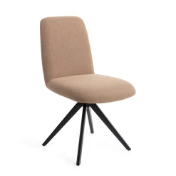 Jesper Home Draaibare Eetkamerstoelen|Eetkamerstoelen Zonder Armleuning|Draaibare Eetkamerstoel Taiwa Turn Black