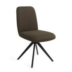 Jesper Home Draaibare Eetkamerstoelen|Eetkamerstoelen Zonder Armleuning|Draaibare Eetkamerstoel Taiwa Turn Black