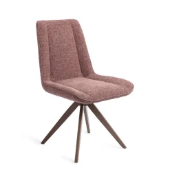Jesper Home Beige Eetkamerstoelen|Draaibare Eetkamerstoelen|Draaibare Eetkamerstoel Umedo Turn Brown