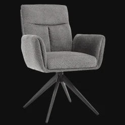 Tower Living Eetkamerstoelen Bouclé / Teddy|Draaibare Eetkamerstoelen|Draaibare Eetkamerstoel Varzo Bouclé