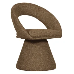 WOOOD Draaibare Eetkamerstoelen|Eetkamerstoelen Met Armleuning|Draaibare Eetkamerstoel Winter Geweven stof