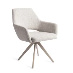 Jesper Home Beige Eetkamerstoelen|Draaibare Eetkamerstoelen|Draaibare Eetkamerstoel Yanai Turn Beige