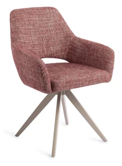 Jesper Home Beige Eetkamerstoelen|Draaibare Eetkamerstoelen|Draaibare Eetkamerstoel Yanai Turn Beige