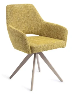 Jesper Home Beige Eetkamerstoelen|Draaibare Eetkamerstoelen|Draaibare Eetkamerstoel Yanai Turn Beige