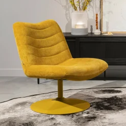 Zuiver Fauteuil Stof / Textiel|Draaibare Fauteuil Bubba