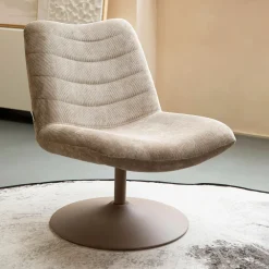 Zuiver Fauteuil Stof / Textiel|Draaibare Fauteuil Bubba