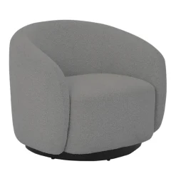 Tower Living Fauteuil Stof / Textiel|Fauteuil Bouclé / Teddy|Draaifauteuil Belfast Bouclé