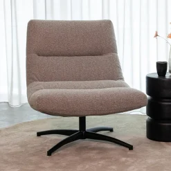 LABEL51 Fauteuil Bouclé / Teddy|Fauteuil Stof / Textiel|Draaifauteuil Calix Bouclé