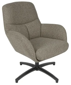LABEL51 Fauteuil Stof / Textiel|Fauteuil Bouclé / Teddy|Draaifauteuil Chill Zone Bouclé
