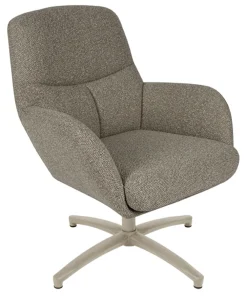 LABEL51 Fauteuil Stof / Textiel|Fauteuil Bouclé / Teddy|Draaifauteuil Chill Zone Bouclé
