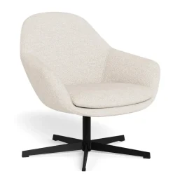 Bendt Fauteuil Stof / Textiel|Fauteuil Bouclé / Teddy|Draaifauteuil Corley Bouclé, kleur Crème Cru00e8me