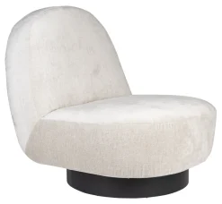 Zuiver Fauteuil Stof / Textiel|Draaifauteuil Eden Chenille