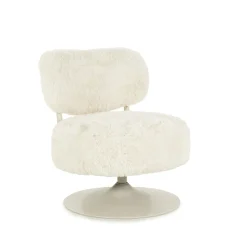 By-Boo Fauteuil Stof / Textiel|Draaifauteuil Furlo Furry