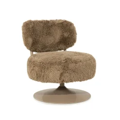 By-Boo Fauteuil Stof / Textiel|Draaifauteuil Furlo Furry