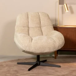 LABEL51 Fauteuil Stof / Textiel|Draaifauteuil Huxley Elite stof