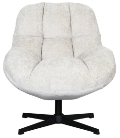 LABEL51 Fauteuil Stof / Textiel|Draaifauteuil Huxley Elite stof, kleur Naturel