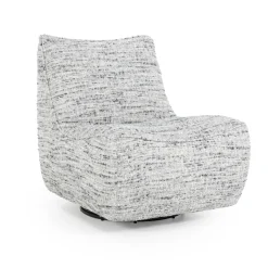 Eleonora Fauteuil Stof / Textiel|Draaifauteuil Loys Chenille