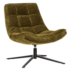 WOOOD Fauteuil Stof / Textiel|Draaifauteuil Maudi Chenille