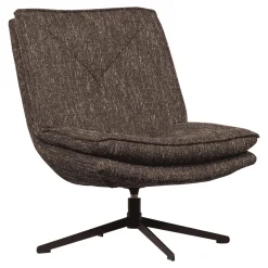 WOOOD Fauteuil Stof / Textiel|Draaifauteuil Milaro Geweven melange stof