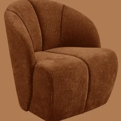 WOOOD Fauteuil Stof / Textiel|Draaifauteuil Mojo Geweven Rib