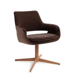 Jesper Home Fauteuil Stof / Textiel|Draaifauteuil Oketo Ton sur ton
