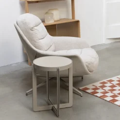 Zuiver Fauteuil Stof / Textiel|Draaifauteuil Philly kleur Beige