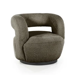 Eleonora Fauteuil Stof / Textiel|Fauteuil Bouclé / Teddy|Draaifauteuil Sharon Bouclé