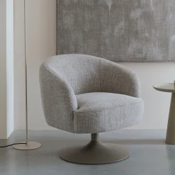 ZILT Fauteuil Stof / Textiel|Draaifauteuil Sherra Geweven stof