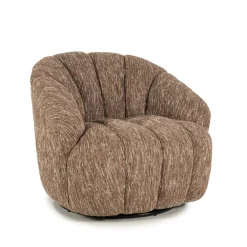 By-Boo Fauteuil Stof / Textiel|Draaifauteuil Sogno Geweven stof