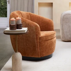 Rivièra Maison Fauteuil Stof / Textiel|Draaifauteuil The Countess Weave stof