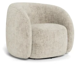 Bendt Fauteuil Stof / Textiel|Draaifauteuil Zackery Chenille, kleur Beige