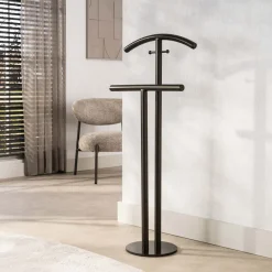 LifestyleFurn Staande Kapstokken|Dressboy Karalynn 106cm hoog, kleur Drift Brown