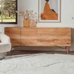 Tower Living Dressoirs|Dressoir Aura Acaciahout, 210cm