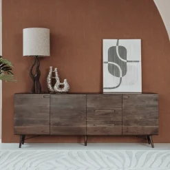 Tower Living Dressoirs|Dressoir Aura Acaciahout, 210cm