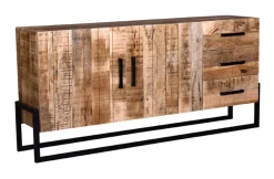 LABEL51 Dressoirs|Dressoir Bolivia Mangohout, 184cm Rough