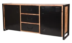 LABEL51 Dressoirs|Dressoir Brussels Mangohout, 190cm Rough