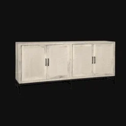 RENEW Dressoirs|Dressoir Carini Hout en Webbing, 200cm