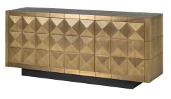 Richmond Interiors Dressoirs|Dressoir Collada 180cm, kleur Goud