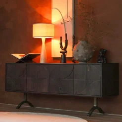 WOOOD Dressoirs|Dressoir Draw Mangohout, 180cm Walnoot