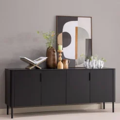 WOOOD Dressoirs|Dressoir Gunnar Grenenhout, 200cm